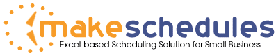 Make Schedules with Excel
